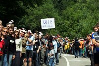 8. Etappe Pforzheim - Gerardmer
Zuschauer-Massen am Dobel
[� by J�rgen Burkhardt, B�renhofstra�e 25, 70771 Leinfelden-Echterdingen. Telefon 0711/791424, Fax 0711/791437.Postbank Stuttgart(BLZ 600 100 70) Konto 234130-708) www.radsportfoto.de. Bitte zwei Belegexemplare zusenden. Nutzung ist honorarpflichtig gemaess MFM zzgl. 16% MWSt. Drittrechte sind nicht geklaert. NO MODEL RELEASE. Jede Weitergabe dieses Materials an Dritte ohne ausdrueckliche Genehmigung ist untersagt.]

